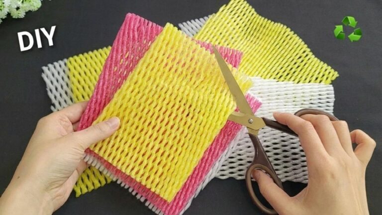 Une vieille astuce pour transformer des déchets en un superbe panier décoratif…