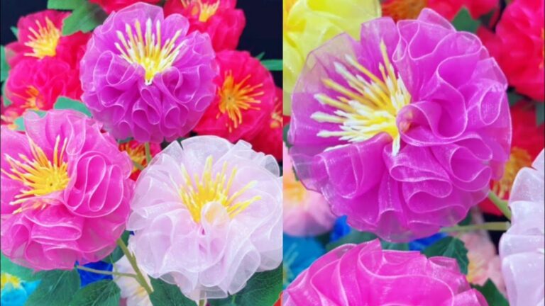 Découvrez cette méthode facile pour créer des fleurs en tissu époustouflantes…