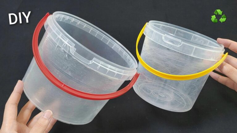 Cette méthode facile transforme un simple seau en objet déco incroyable…