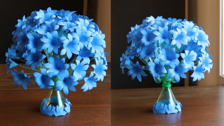 Cette vieille astuce transforme une bouteille en plastique en un vase épatant…