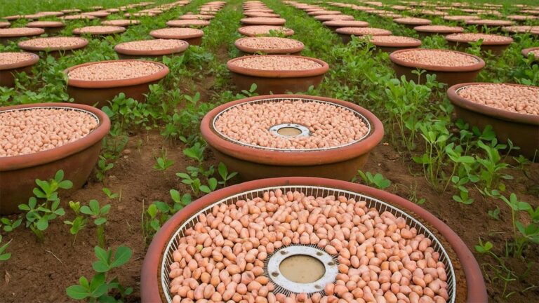 Cette méthode étonnante transforme une vieille cage de ventilateur en un jardin de cacahuètes…