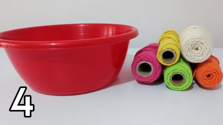 Transformez un simple seau et un peu de macramé en superbes paniers…
