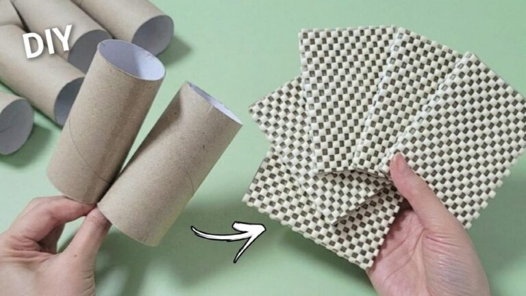 Cette astuce simple transforme vos rouleaux de papier toilette en objets déco magnifiques…