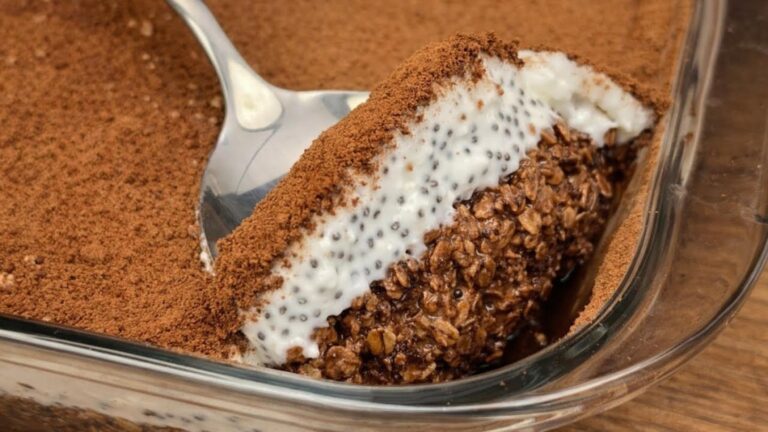 Cette recette surprenante transforme vos matins : un tiramisu d’avoine sain et délicieux…