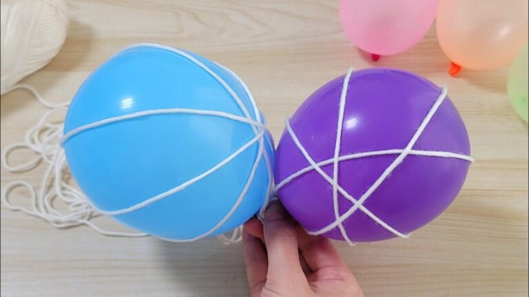 Cette astuce astucieuse transforme facilement des ballons en décorations uniques…