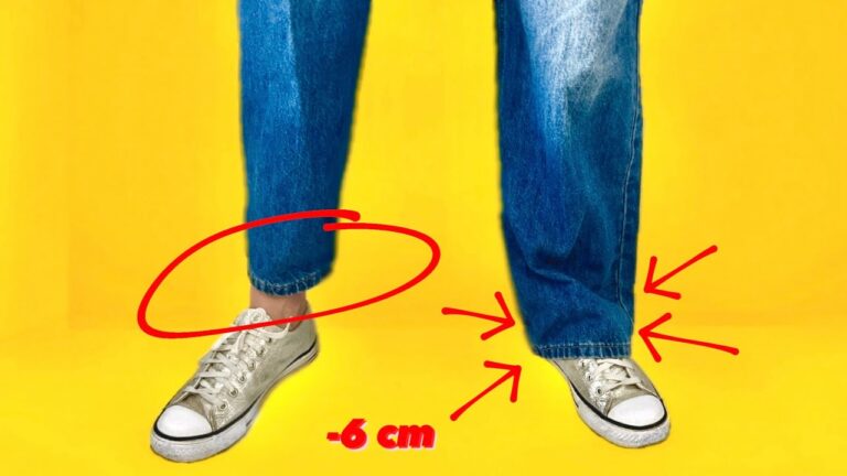 Raccourcir et affiner vos jeans en 5 minutes : le secret facile à adopter !