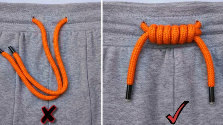 3 nœuds de cordon faciles pour vos pantalons à découvrir absolument !