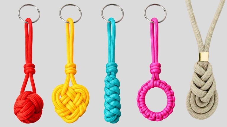 Apprenez 8 nœuds en corde simples pour créer des porte-clés uniques et originaux !