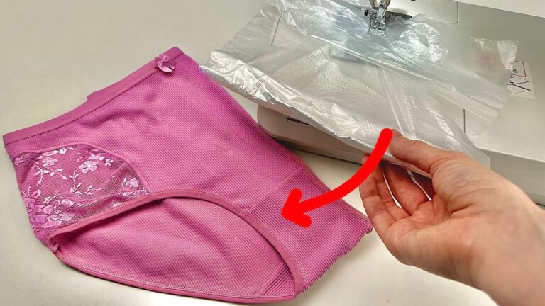Coudrez 5 superbes culottes en 5 minutes avec un sac plastique !