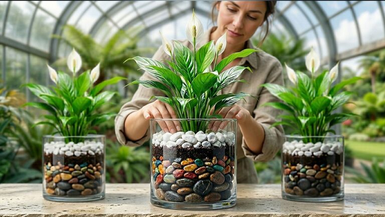 Accélérez la croissance de votre peace lily avec cette astuce en 3 étapes simples !