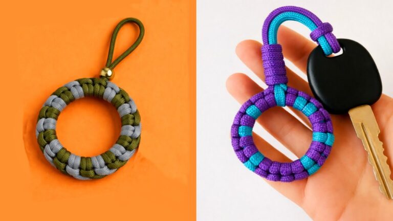 5 nœuds de porte-clés à réaliser facilement et tendance pour tous les amateurs !