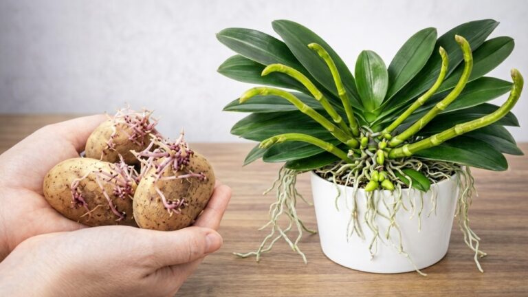 Faites fleurir votre orchidée 500% plus avec cette astuce simple à 1 tranche par semaine !