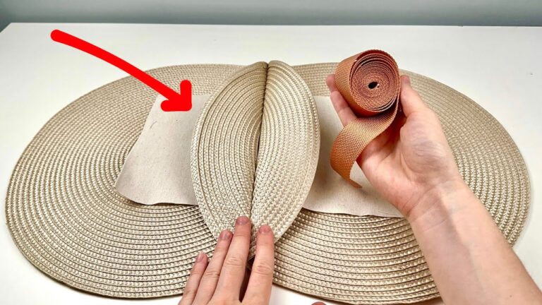 Transformez 5 serviettes en papier en un panier en osier tendance !