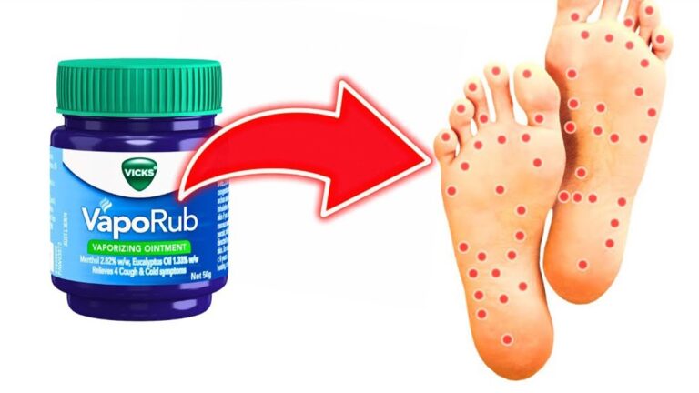 Découvrez 5 bienfaits étonnants de VapoRub sur vos pieds !