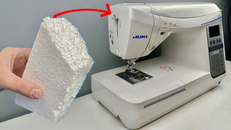 Découvrez 5 astuces pour transformer votre machine à coudre avec de la mousse de polystyrène !