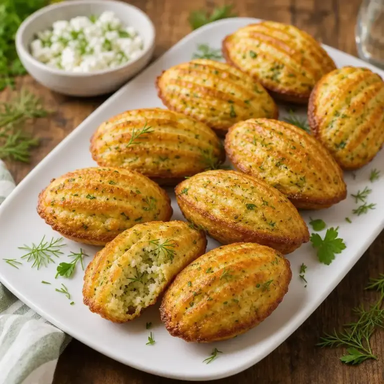 Madeleines Salées Courgette et Feta : La Recette Moelleuse à Essayer