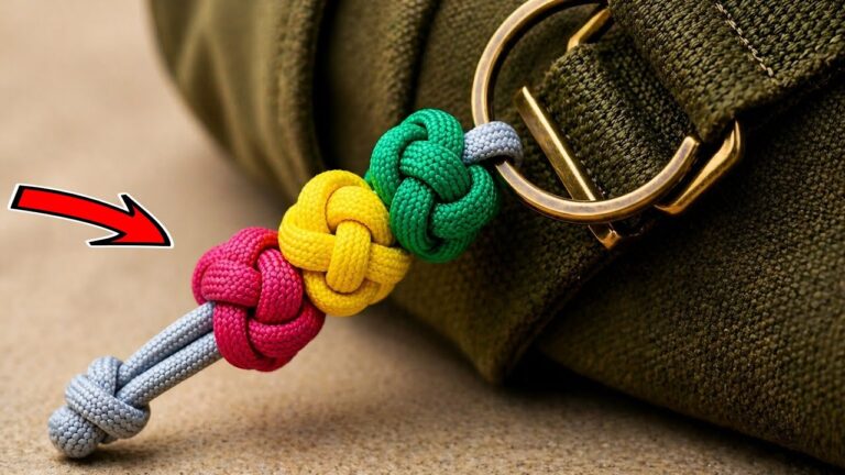 Créez un porte-clés multiusage en 1 nœud simple et 3 étapes faciles !