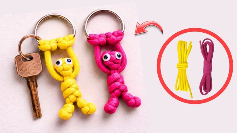 5 étapes pour créer un porte-clé original avec le nœud de poupée en 2026 !