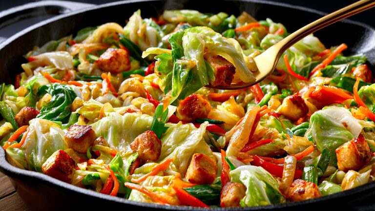 Un dîner en 30 minutes : poulet et chou pour un vrai festival de saveurs !