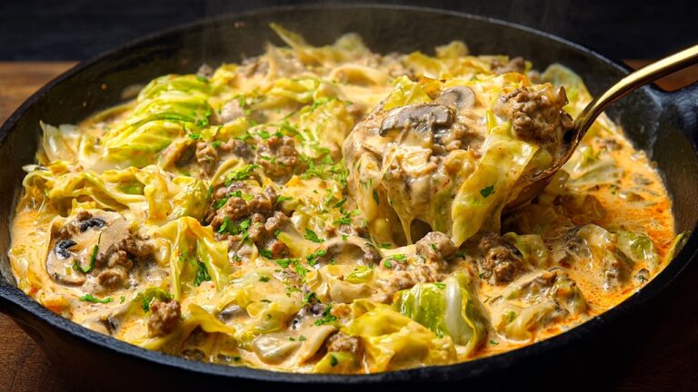Pour un dîner crémeux : 5 recettes délicieuses de bœuf et chou à essayer !