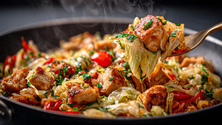7 recettes de dîner rapides et saines au poulet et chou à découvrir !