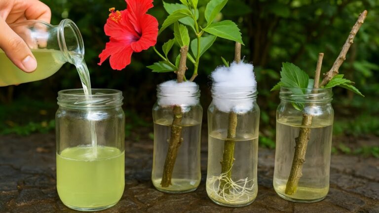 Boostez votre jardin : 5 techniques pour enraizar des rameaux en eau active !