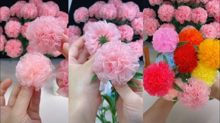 5 étapes simples pour créer de magnifiques fleurs en tissu doux !