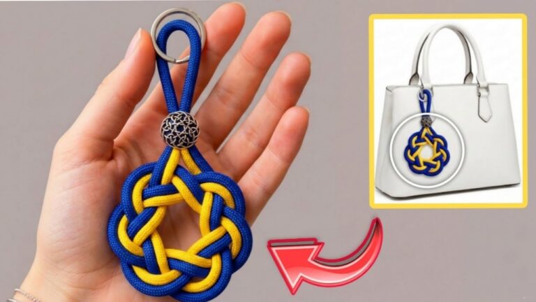 3 astuces pour transformer un simple nœud en un porte-clés chic et tendance !
