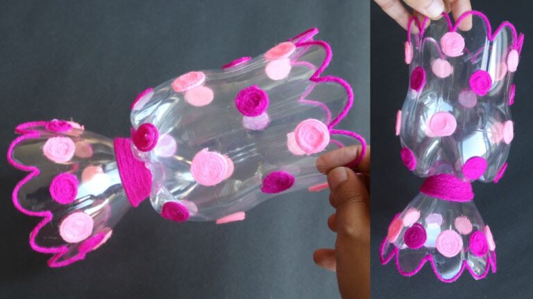 Transformez 5 bouteilles en plastique en vases déco uniques et stylés !