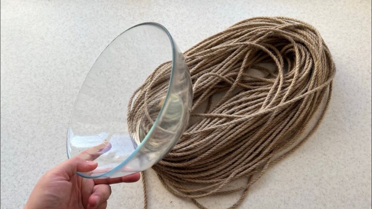5 idées rapides pour créer une belle décoration avec une assiette et de la jute !