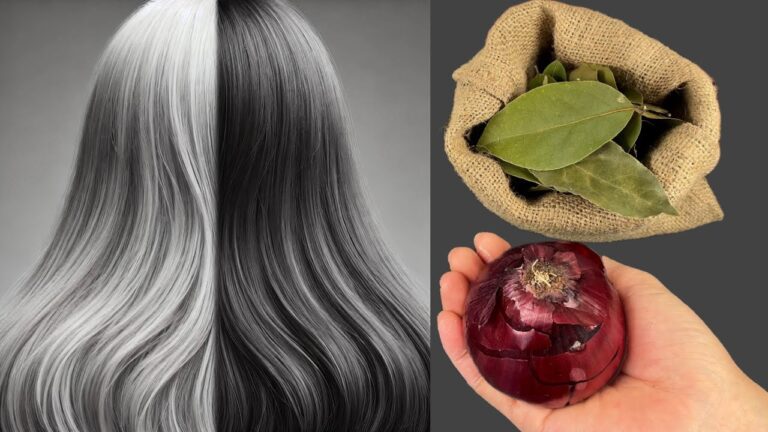 2 ingrédients pour retrouver des cheveux noirs naturels et lutter contre le gris !