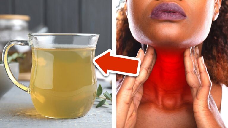 10 minutes avec ce thé secret pour soulager vos maux de gorge naturellement !