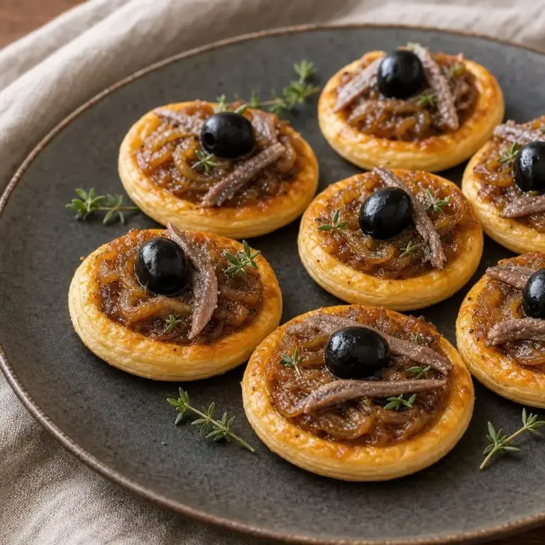 Mini tartelettes oignons et anchois : la recette facile à réaliser