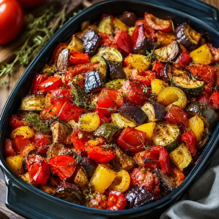 Ratatouille au Four : la recette fondante et parfumée à essayer d&rsquo;urgence